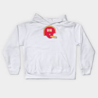 Kansas City Chiefs 816 Helmet Kids Hoodie